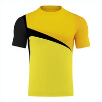 Hochwertiges Formelles Herren-Fußball-Fan-Shirt Fußballtrikot Digital Bedruckt Individuelle Verpackung OEM Gestricktes Polyester/Baumwolle 180g
