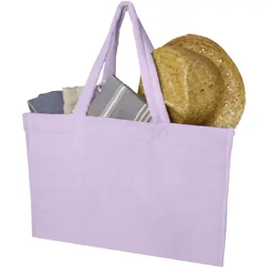 Sac fourre-tout Siam en tissu éponge recyclé, gadgets durables - Product Image 3