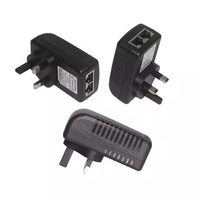 Injecteur Poe vidéo alimenté en courant continu 12V/24V/48V prise EU/US pour adaptateur de caméra ip sécurité caméra de vidéosurveillance alimentation sur Ethernet