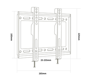 Soporte de Pared para TV Fijo y Económico, de Perfil Bajo, para Televisores LED LCD de 13-42 Pulgadas, <span class=keywords><strong>VESA</strong></span> 200x200, Soporta hasta 35 kg - Product Image 2