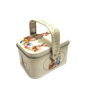 Boîte en métal rectangulaire pour gâteaux, bijoux, cadeaux, biscuits - Product Image 2