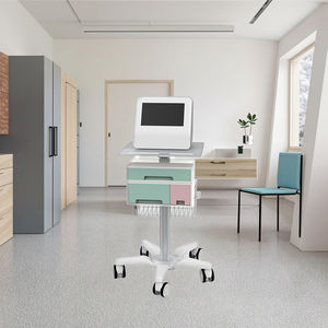 Chariot à moniteur patient ECG médical mobile en métal durable de style industriel chariot à hôpital <span class=keywords><strong>fixe</strong></span> pour ordinateur tablette en alliage d'aluminium - Product Image 6