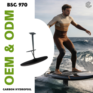 AXIS Beginner Friendly Carbon Hydrofoil BSC 970 แผ่นไฮโดรฟอยล์คาร์บอนสำหรับผู้เริ่มต้น ลื่นไหล ควบคุมง่าย ปีกแบบโปรเกรสซีฟ เหมาะสำหรับฝึกซ้อมฟรีไรด์ - Product Image 1