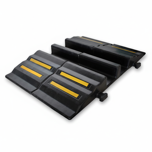 Wheel Chock with Reflective <b>Strip</b> for Truck Trailer - Product Image 1