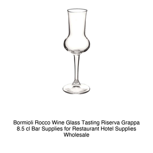 แก้วชิมกราปป้า Bormioli Rocco Riserva ขนาด 8.5 ซล. สูง 16.3 ซม. เส้นผ่านศูนย์กลาง 5.6 ซม. - Product Image 2