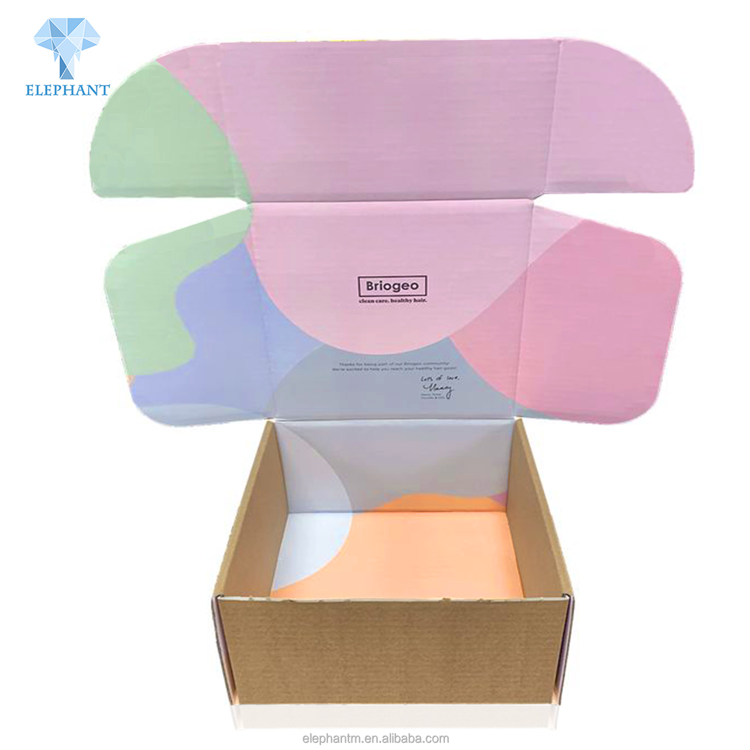 Colour Printing Paper Express Product Shipping Mailer Box Paper Box Packaging