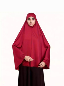 เสื้อคลุมมุสลิมสีทึบใหม่ - Product Image 4