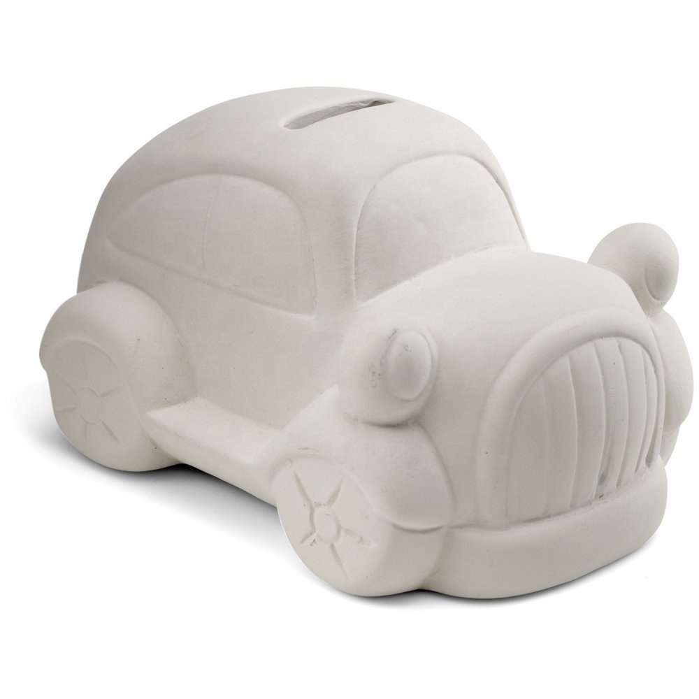 Развивающие игрушки разрисуйте свой собственный керамический банк денег в форме машины