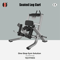Appareil de musculation pour flexions des jambes (hamstrings) à charge libre, avec dossier et roulettes avant, poignées de traction pour équipement de salle de sport professionnel