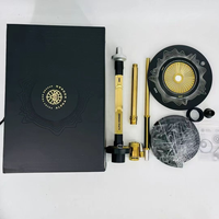 Kit Chicha Alpha Haut de Gamme - Chicha Portable en Acier Inoxydable et Aluminium