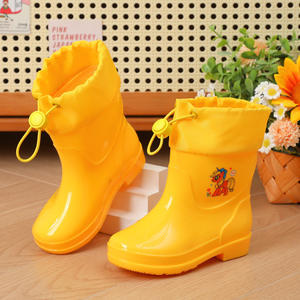 Bottes d'eau mi-tube pour enfants pour l'été gaine <span class=keywords><strong>de</strong></span> <span class=keywords><strong>pluie</strong></span> imperméable antidérapante bottes <span class=keywords><strong>de</strong></span> <span class=keywords><strong>pluie</strong></span> <span class=keywords><strong>de</strong></span> style princesse pour filles garçons chaussures pour enfants - Product Image 3