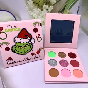 Palet Perona mata Label pribadi kustom kosmetik Vegan berpigmen tinggi 18 warna palet Eyeshadow rias wajah tanpa Logo