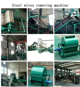 YUQIAO Brand Waste Tire Recycling Production Line Rubber Tire Recycling Machine With Factory Price