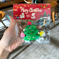Gant de Noël en forme de patte de chat ou de beignet, en TPR, sans rebond, pour la décoration festive, anti-stress, vente en gros