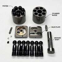 Kit de réparation hydraulique HPVO102 : Bloc-cylindres, plaque de soupape, plaque de liaison, bague de retenue, axe rainuré, ensemble de pistons HPVO102