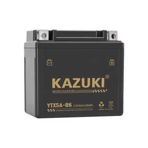 <span class=keywords><strong>แบตเตอรี่</strong></span><span class=keywords><strong>มอเตอร์ไซค์</strong></span>แบบชาร์จได้ SMF KAZUKI YTX5A-BS <span class=keywords><strong>12V</strong></span> 5Ah รุ่นใหม่ ขายดี <span class=keywords><strong>ราคา</strong></span>โรงงาน <span class=keywords><strong>แบตเตอรี่</strong></span>ตะกั่วกรด AGM อายุการใช้งานยาวนาน 10 ปี - Product Image 1