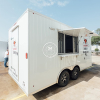 Meilleur prix Nouveau Mobile Fast Food Trailer Meilleur prix Fibre de verre Petit déjeuner Taco Halal Bière Bar Boulette Camion Hot Dog Mobile Snack