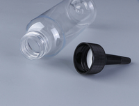 Bouteilles en plastique rondes de type bouteille de Boston de 8 oz, 12 oz, 16 oz, 17 oz
