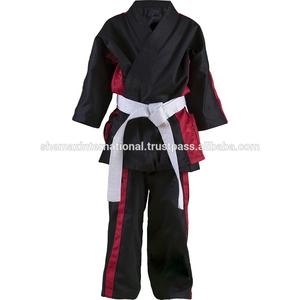 SHEMAX 2024 OEM TOP QUALITY HOT SELLING Top Quality Hot Selling Custom Wholesale Martial Arts Suit en noir/rouge - Product Image 4