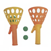Ensemble de jouets de sport d'extérieur : Avion en mousse, lanceur de balles à catapulte, jeu de lancer d'anneaux, mini bowling, jeux de lancer volants en plastique pour enfants