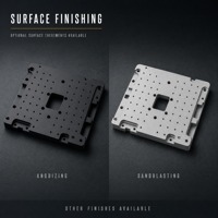 Plaque de positionnement multi-trous en alliage d'aluminium usinée CNC sur mesure par électroérosion à fil 3D pour cadre d'équipement d'électronique grand public