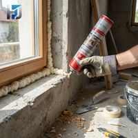 Colle mousse expansive en polyuréthane pour l'étanchéité, mousse expansive pour le remplissage de portes et fenêtres, adhésif mousse insonorisant