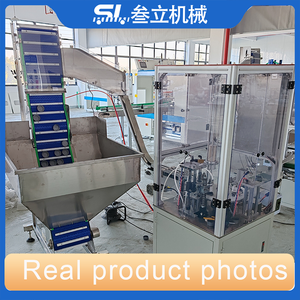 Máquina de revestimiento de cubierta automática de alta velocidad con rodamiento 1 año de garantía-Inserción de junta de llenado de cubierta de plástico - Product Image 3