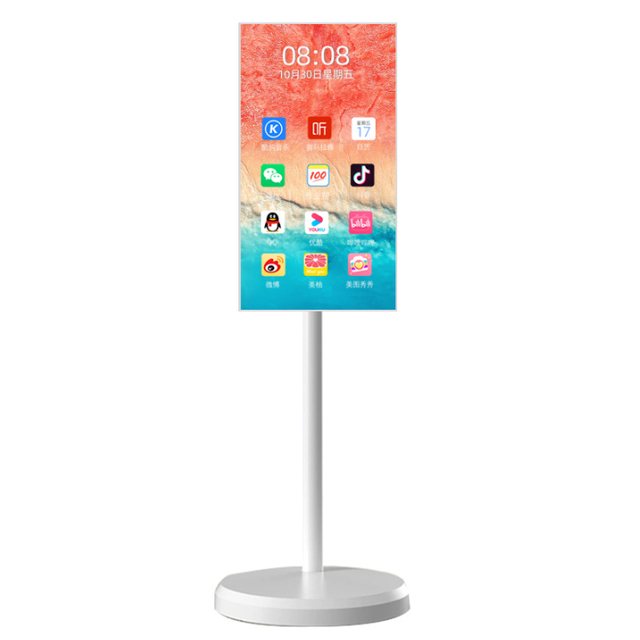 22 25 32 Inch Lcd Touch Screen Monitor Smart Mobile Android Stand on Wheels Portable Tv