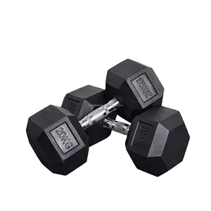 China Fabrikant Gym Dumbbell Prijzen Gewicht Oefening Fitness Producten Zwarte Hex Dumbells Hexagon