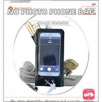 Pochette de téléphone verrouillable magnétique de l'usine chaude sécurité PE verrouillage sac de téléphone portable pas de photographie autorisée pour les visiteurs