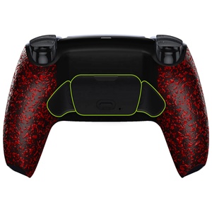 Kit de Reasignación Rubberized Red Rise 2.0 con Placa de Actualización + Carcasa Trasera Rediseñada + Botones Traseros para el Control de PS5 - Product Image 1