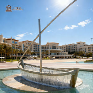 Statue Urbaine Abstraite en Métal de Grande Taille TREVI, <span class=keywords><strong>Sculpture</strong></span> de Bateau à <span class=keywords><strong>Voile</strong></span> en Acier Inoxydable à Vendre - Product Image 6