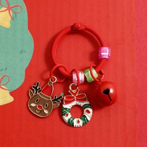 <b>Christmas</b> Keychain Santa <b>Reindeer</b> Tree Wreath Candy Cane Bell Pendant Car Hanging Backpack Ornament Gift Party Favor Souvenir - Product Image 3