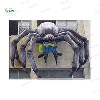 Mini ballon publicitaire gonflable en forme de citrouille pour Halloween, décoration de festival en extérieur avec impression UV, gonflage manuel par pompe à air