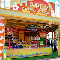 Tolefun Blockbuster Carnival Game Trailer Midway Hockey Game Prizes Stuffed Animals ACP Entertainment-Durable Material
