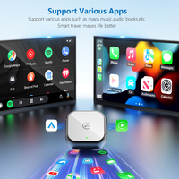 Adaptador inalámbrico CarPlay Android Auto Multimedia Box - Plug & Play USB Dongle para pantalla Tesla, compatible con Streaming Media Player