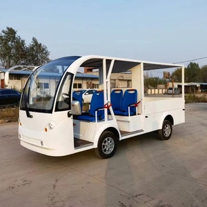 Vehículo Camper de 8 Plazas y Cuatro Ruedas, Totalmente Cerrado, Autobús Turístico Eléctrico con Aire Acondicionado - Product Image 1