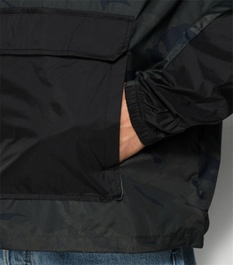 2024 Polyester Windbreaker <strong>Jacket</strong> <strong>Lightweight</strong> <strong>Men</strong> <strong>Black</strong> Waterproof Camo Anorak Running <strong>Jacket</strong> - Product Image 5