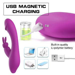 Alat Pijat Getar Badan Wanita Desain Portabel 2025 Terlaris 10 Tingkat Pijat USB Isi Ulang Bahan Silikon Nirkabel - Product Image 4