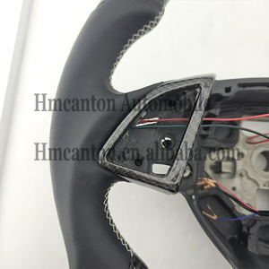 Quality Wholesale Smooth Leather Carbon Fibre Heating Steering <b>Wheel</b> for Chevrolet Camaro Car Steering <b>Wheel</b> - Product Image 5