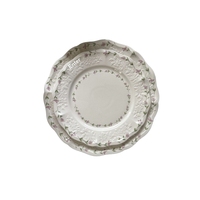 Service de table en céramique à motif floral Alice de style français, comprenant tasse à café, soucoupe, assiette à dessert, bol à soupe, plat ovale, qualité alimentaire, pour les fêtes
