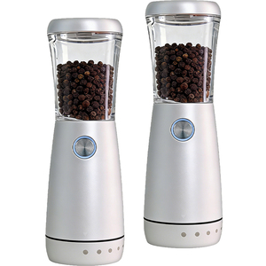 High-end Salt and <b>Pepper</b> Set One-Handed Operation Salt Shaker with LED Light & LFGB Approved 100% Food Safe - Product Image 1
