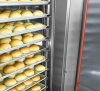 BAKEPRO XZL-12C 12-Fach Baguette-Drehbackofen mit Programmierbarer Steuerung für Industriellen Einsatz Multifunktional mit Hoher Kapazität von 32 Backblechen