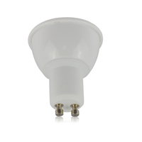 Ledfora - Boîtier en aluminium - Ampoule LED moderne - Surface en porcelaine lisse - CRI 90 - Lampe à cupule COB - Utilisation intérieure pour hôtel - 5W - E27 - IP20