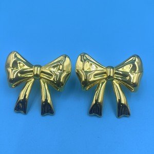 Furniture Handle Bow Knot Warm <b>Gold</b> Zinc Alloy <b>Cabinet</b> Hardware Contemporary Durable - Product Image 1