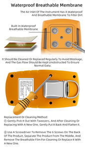 Safewill Fabricação ES30A Multi <span class=keywords><strong>Detector</strong></span> De Gás Preço Barato Quatro Em Um O2 LEL H2S CO <span class=keywords><strong>Detector</strong></span> De Fugas De Gás - Product Image 6