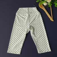 CNSHELL Produsen Grosir Set Legging Capri dan Crop Top Wanita 2 Potong Motif Polkadot Pakaian Olahraga Gym Logo Kustom