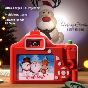 Caméra projecteur de Noël pour enfants, appareil photo jouet interactif, cadeau de vacances - Product Image 5