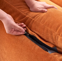 Canapé paresseux confortable à compression sous vide, fauteuil inclinable individuel, chaise de couchage peu encombrante pour petit appartement, balcon, salon