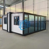 Conteneur pliable de haute qualité 20 pieds 40 pieds, espace résidentiel modulaire personnalisable, commercial
